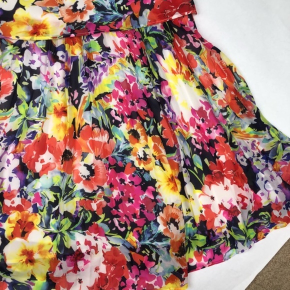 🎉CCO Ralph Lauren floral bright tiered mini dress - Picture 2 of 8